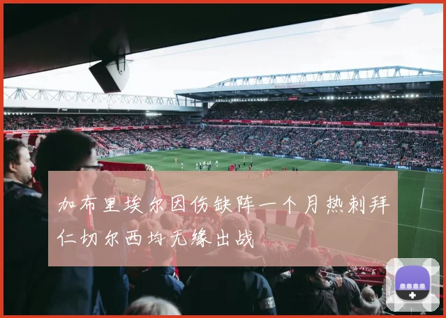 加布里埃尔因伤缺阵一个月热刺拜仁切尔西均无缘出战